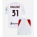 AC Milan Strahinja Pavlovic #31 Dětské Oblečení Venkovní Dres 2026-27 Krátkým Rukávem (+ trenýrky)